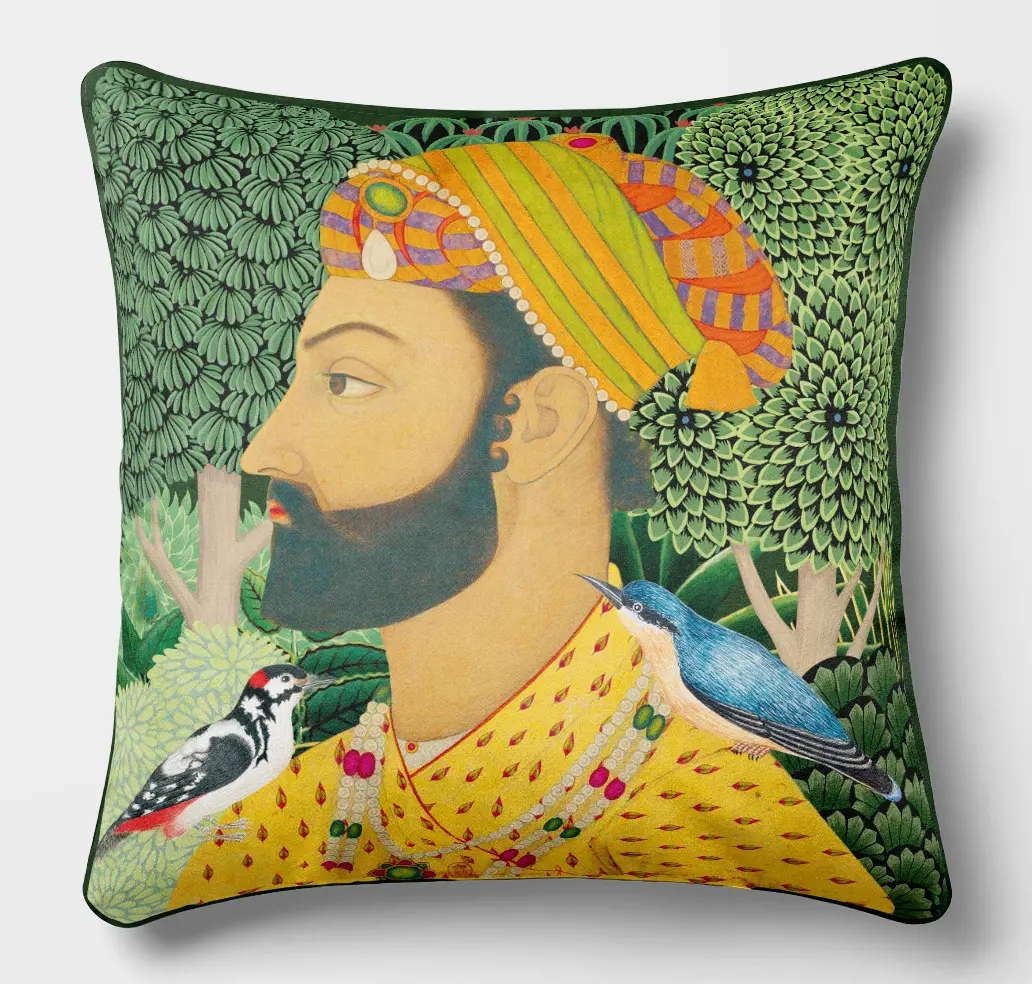 Velvet Pillow – Maharaja's Garden