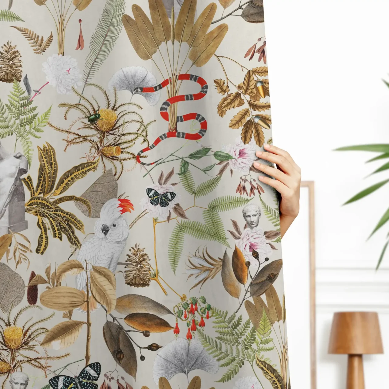 curtain serpentine serenity